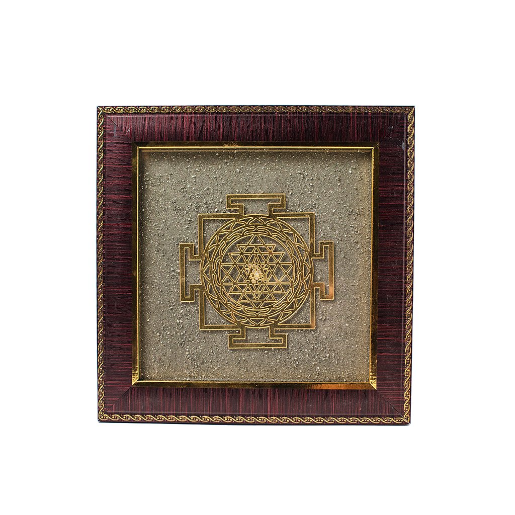 pyrite frame laxmi yantra
