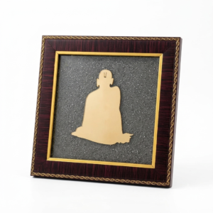 Shri Swami Pyrite Frame + Free Keychain